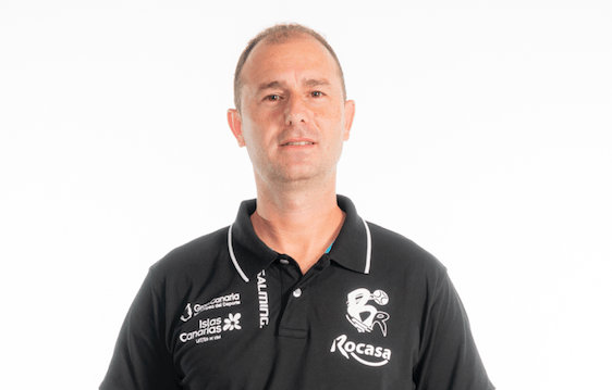 Carlos Herrera, entrenador el Rocasa Gran Canaria (Foto TA)